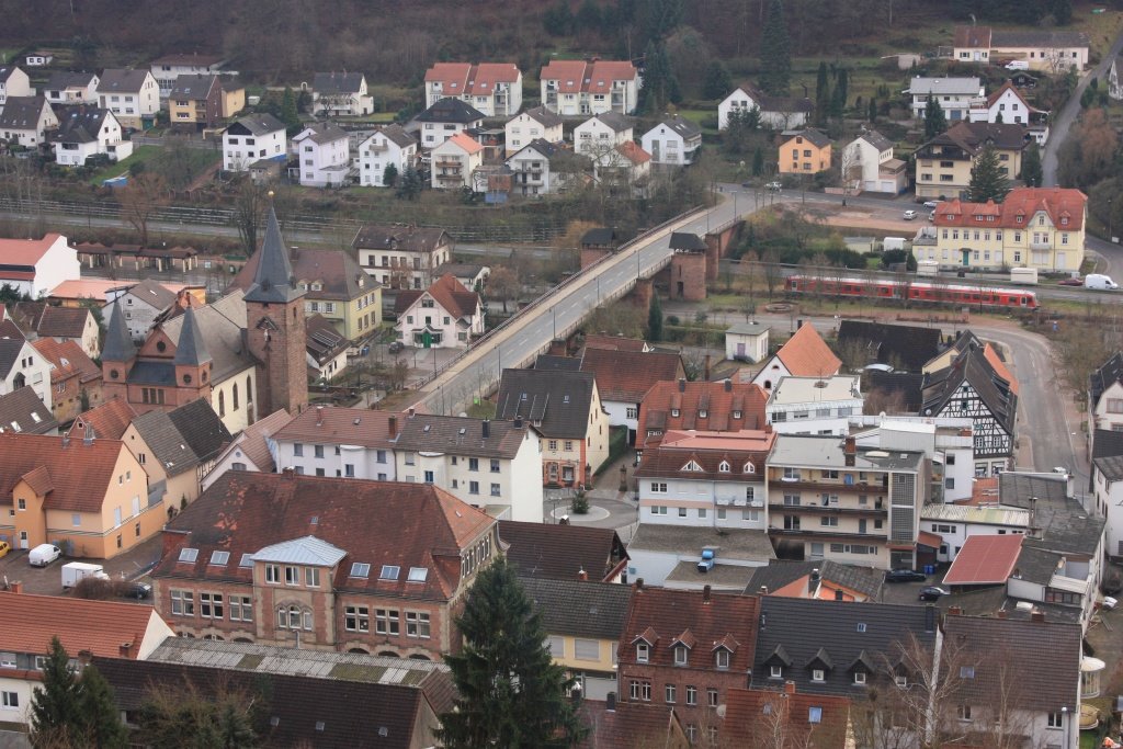 Rodalben Marienbrücke,Bahnhof+Zentrum by suedwesthoern