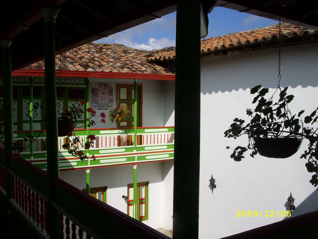 Interior. Casa de la Cultura. San Roque Ant. by Ruiz José