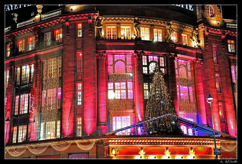 Galeries Lafayette en robe d'Hiver by G-A