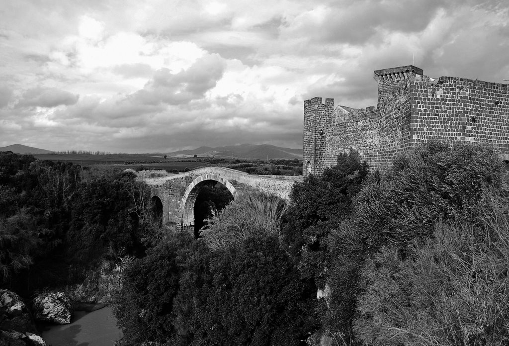 Ponte e Abbadia di Vulci by lucabellincioni