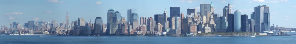 Manhattan Skyline by Adrian Ilie