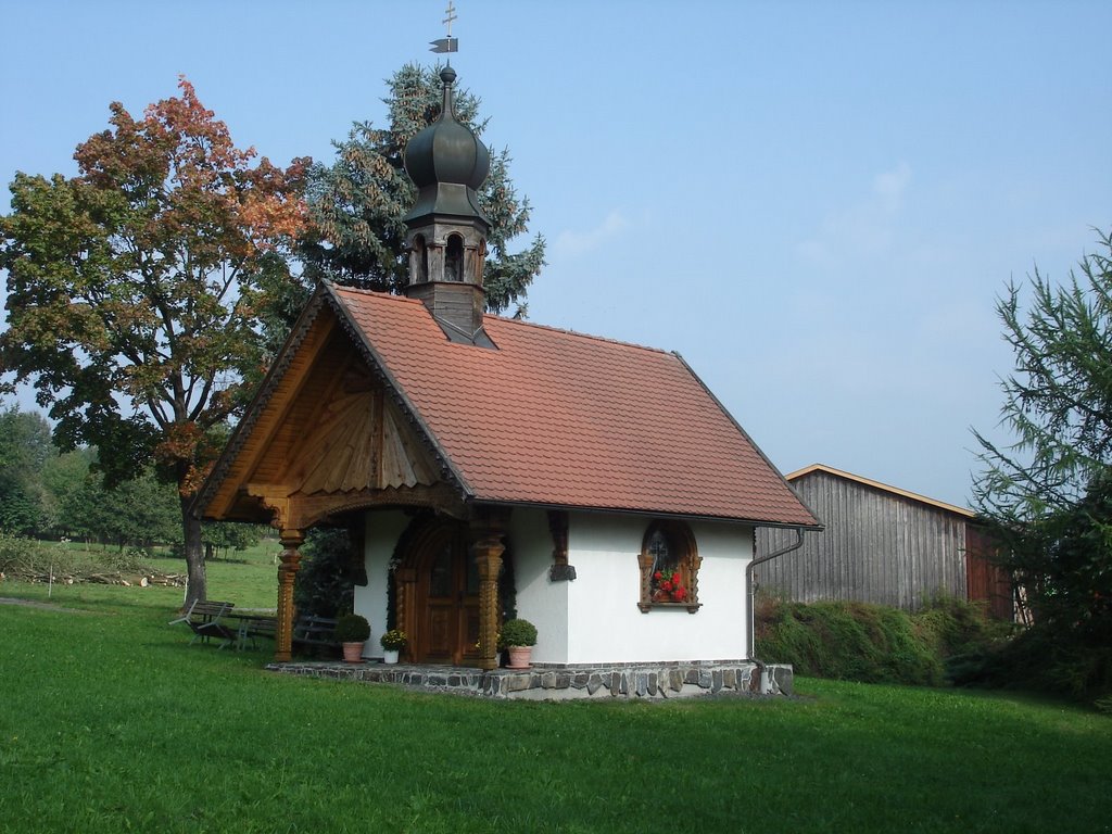 Chapel built in 1989 across from the Stauding castle in Hammertiefenbach by DebbieBlau