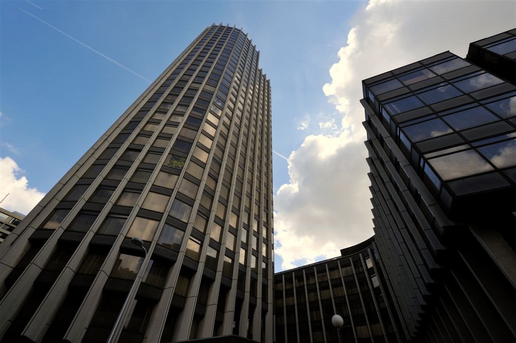 Tower Block immediately behind the Oxo Building ~ Kings Reach Tower by Nick Weall