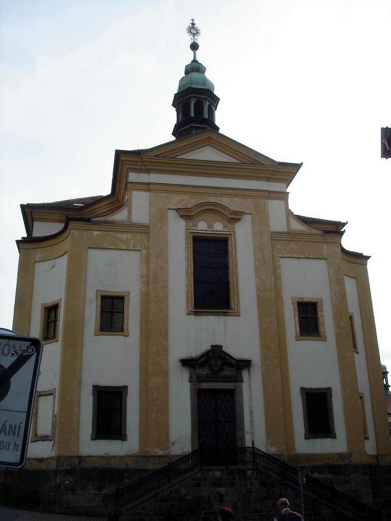 St. Anne's Church (Kostel sv. Anny na Masarykove namesti) in Benesov (German: Beneschau) by DebbieBlau