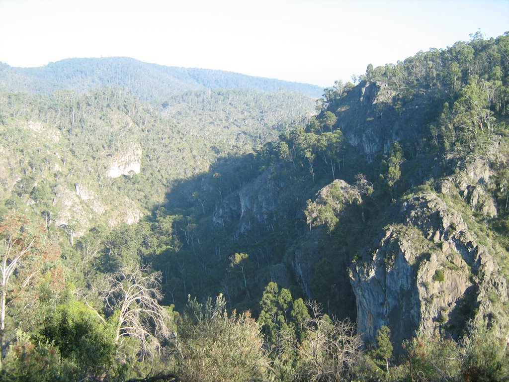 Rock formations near Yarrangobilly Caves, NSW by Jason Boyd