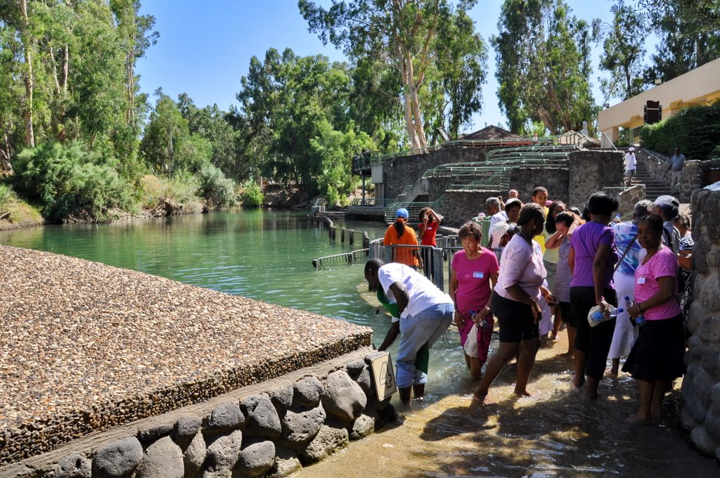 Yardenit Baptismal. The Baptismal site on the Jordan River. Close to where Jesus was Baptised, Israel. by Nicola e Pina Israele 2009