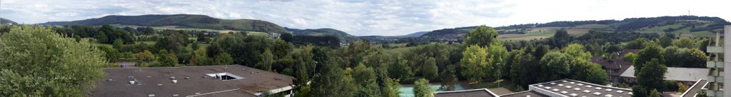 Panorama vom BFW Richtung Lügde by christian  Hecker