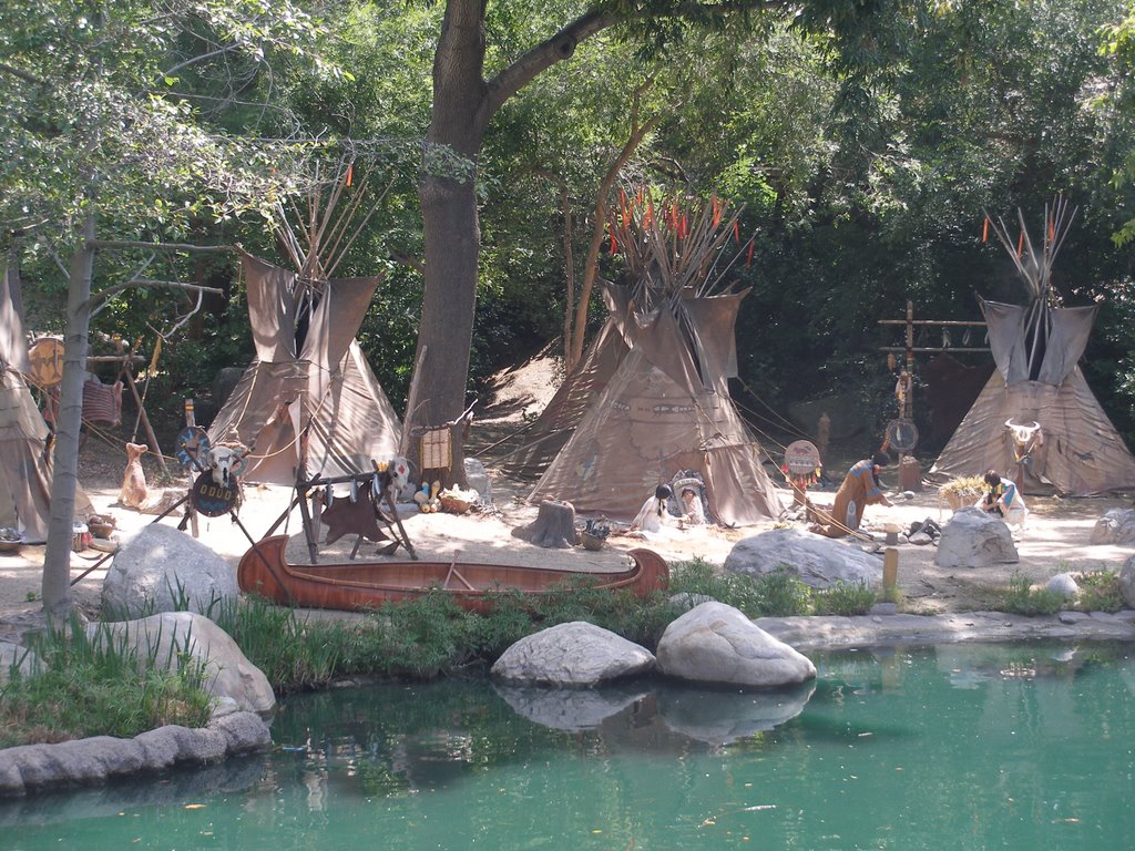 Tipis on Tom Sawyer Island by Byungchul, Min.