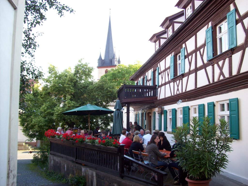 Biergarten von Brauerei by Mine Kofler