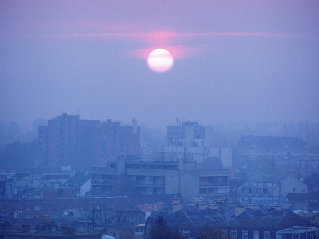 Zagreb in the winter morning by frodo2002