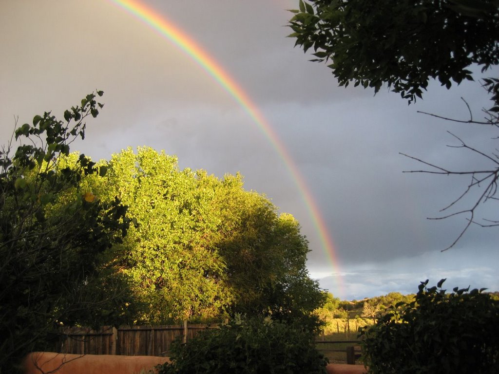 Pojoaque double rainbow by stinkfoot