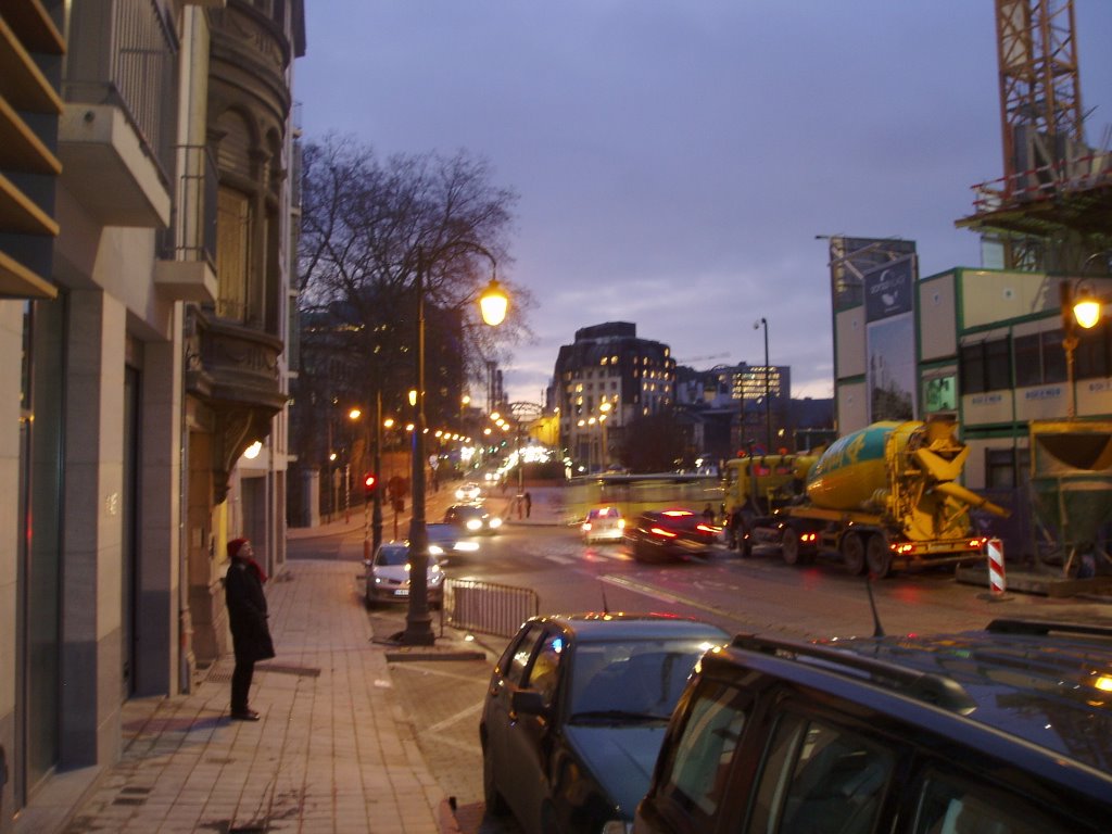 Rue Belliard à Etterbeek, Bruxelles by L'Etoile