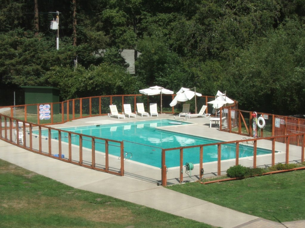 Happy Valley Swimming Pool From Main Building 8-23-2009 by Kyle Stephen Smith