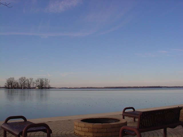 Winter View from Duck Island by shelbhemp