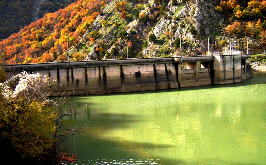 ΛΙΜΝΗ ΠΛΑΣΤΗΡΑ-ΤΟ ΦΡΑΓΜΑ.//////////////////// PLASTIRA LAKE-THE DAM by aggeliki.k