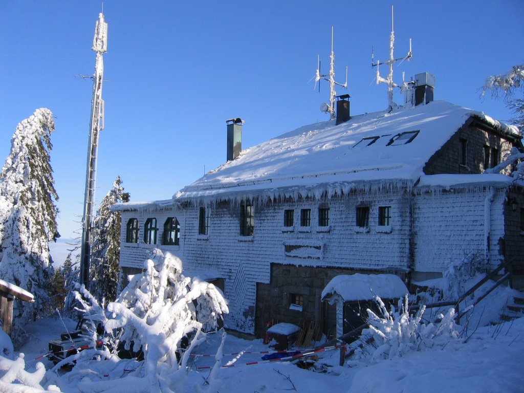 Kösseinehaus im Winter by mannis