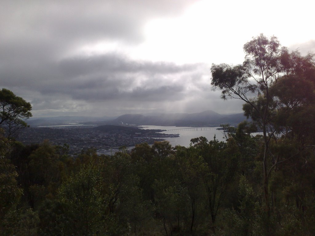 Hobart & the Derwent River by James Lusher