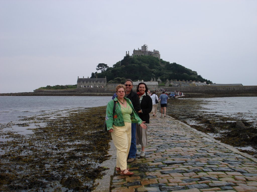 St Michael's Mount, TIDE OUT by MikeWGOODWIN