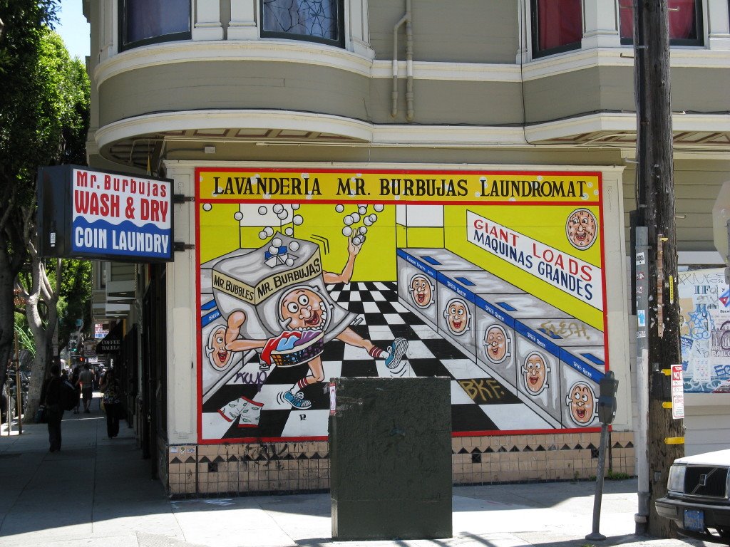 Coin Laundry at 24th ST, San Francisco by MrTama