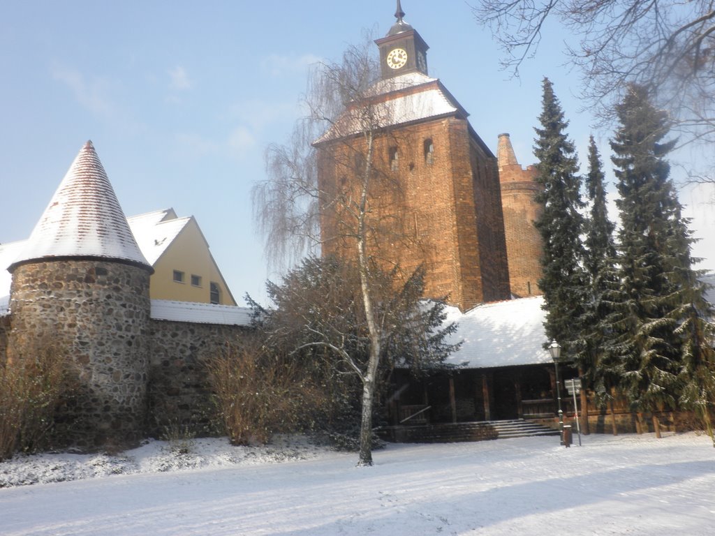 Stadtpark Bernau im Schnee by Sundflower