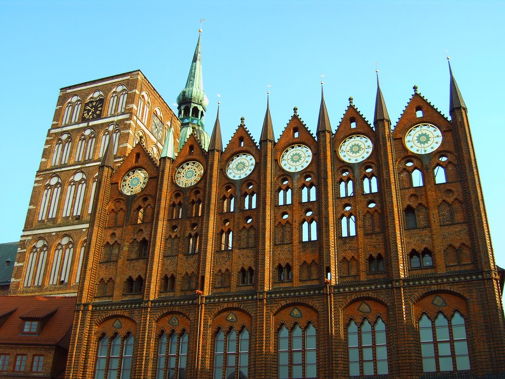 Stralsund Rathaus by Uwe Stuermer