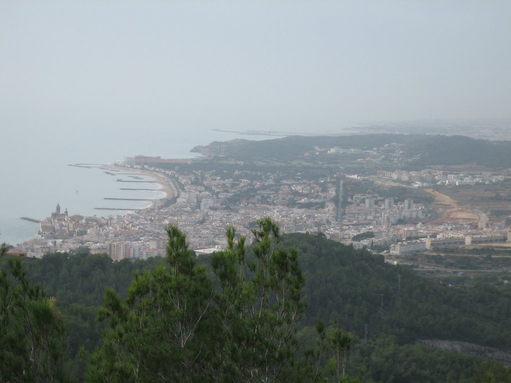 Sitges Panoramic View by Juanma Merino