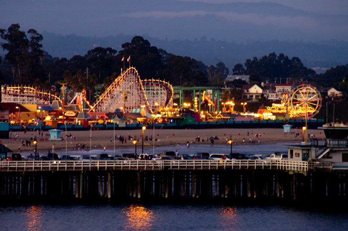 Santa Cruz Boardwalk by Miguel Vasquez P