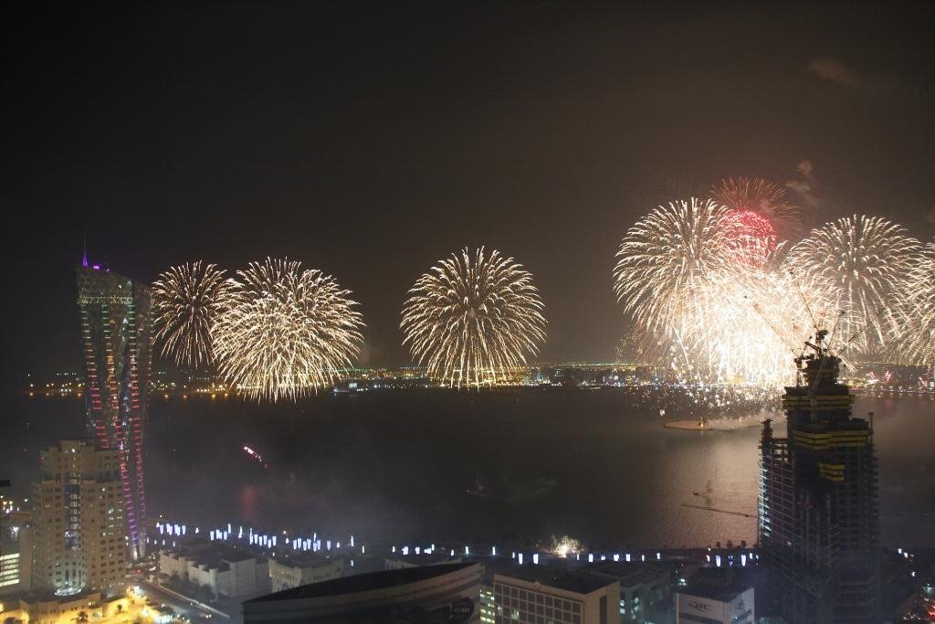 Feu d'Artifice Doha West Bay 18 décembre 2009 by Christian VIGNA