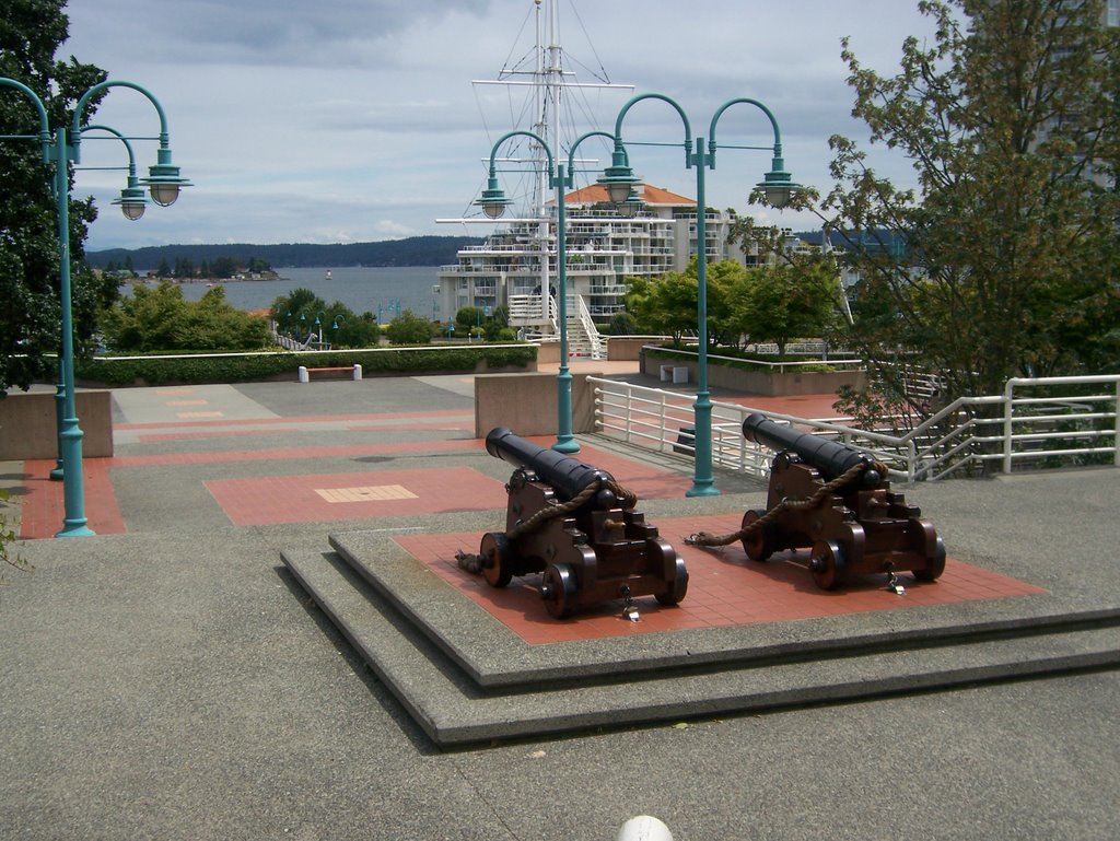 Bastion Canons Nanaimo Vancouver Island by revgazza