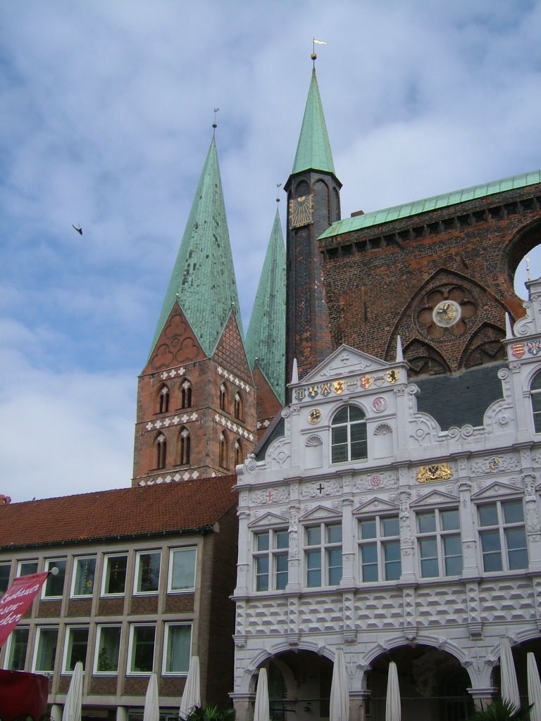 Innenstadt, Lübeck, Germany by monsteremmy