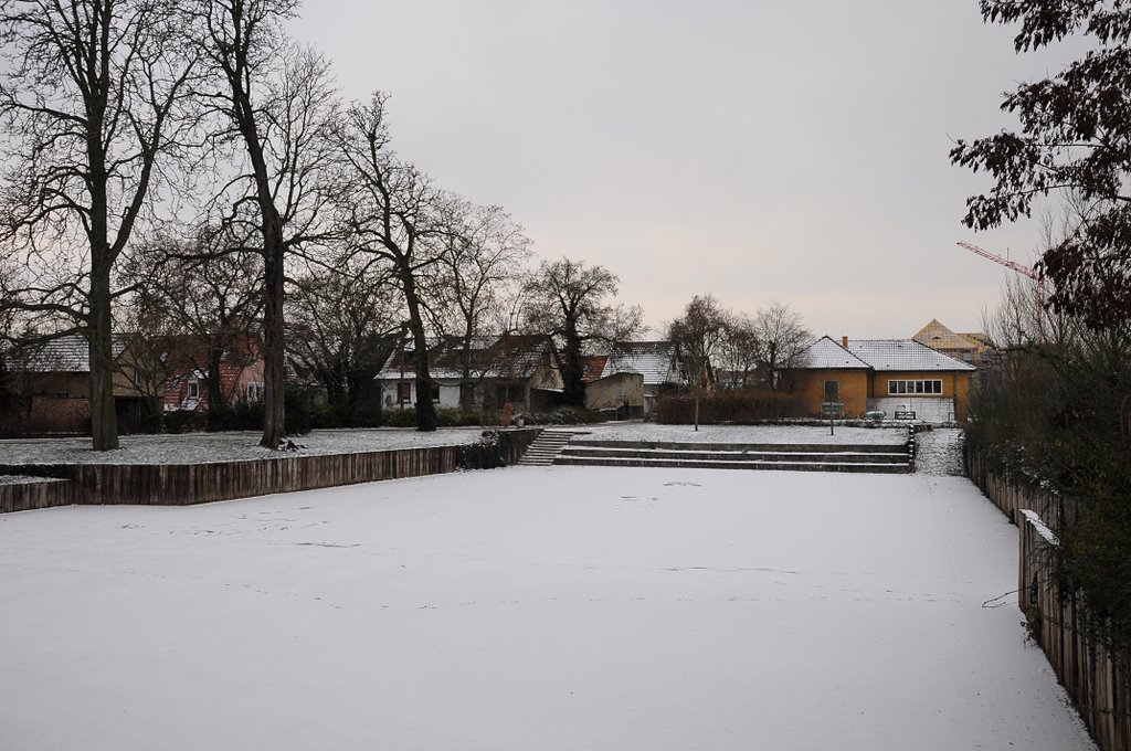 Bouleplatz im Winter by Fotogruppe Edingen HDW