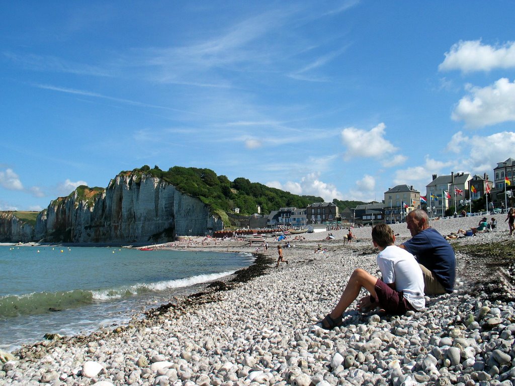 Yport, la plage by marie mottelet