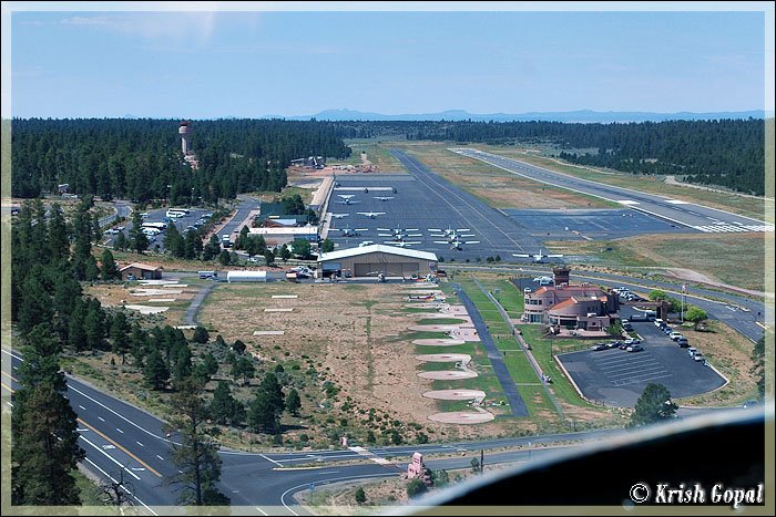 Grand Canyon airport by Krish Gopal