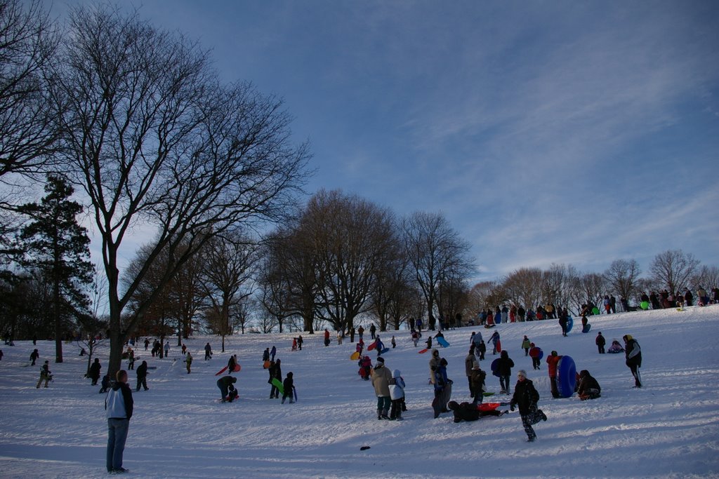 Winter at Echo Lake Park. by WRUlizio