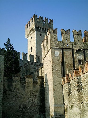 Castle in Sirmione by Karl Borg