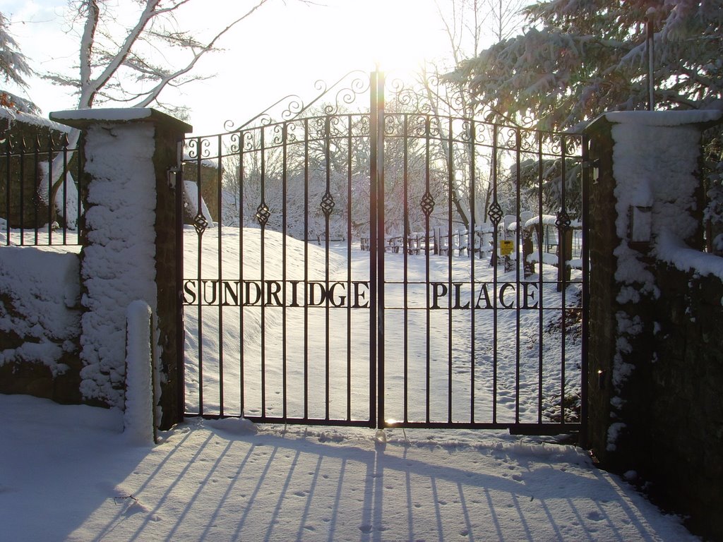 Sundridge Place in the Snow by bjwhite