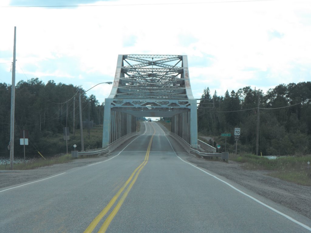 Highway 11 crossing the Mattagami River by Snapdragon