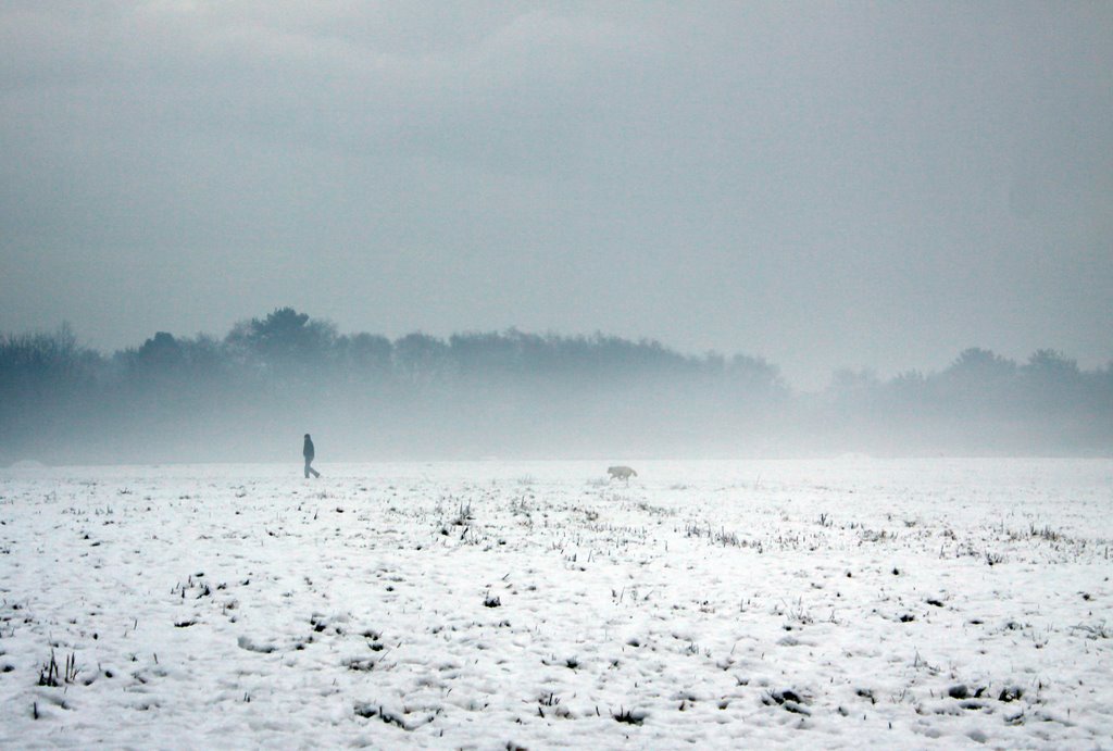 Walking the Dog on Allens Field by jonnyharry