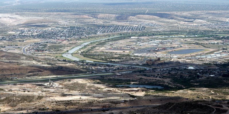 Mexico across the Rio Grande from Ranger Peak by Xonid1