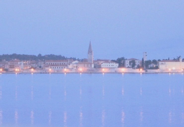 Poreč in the evening by Sergey Briskin