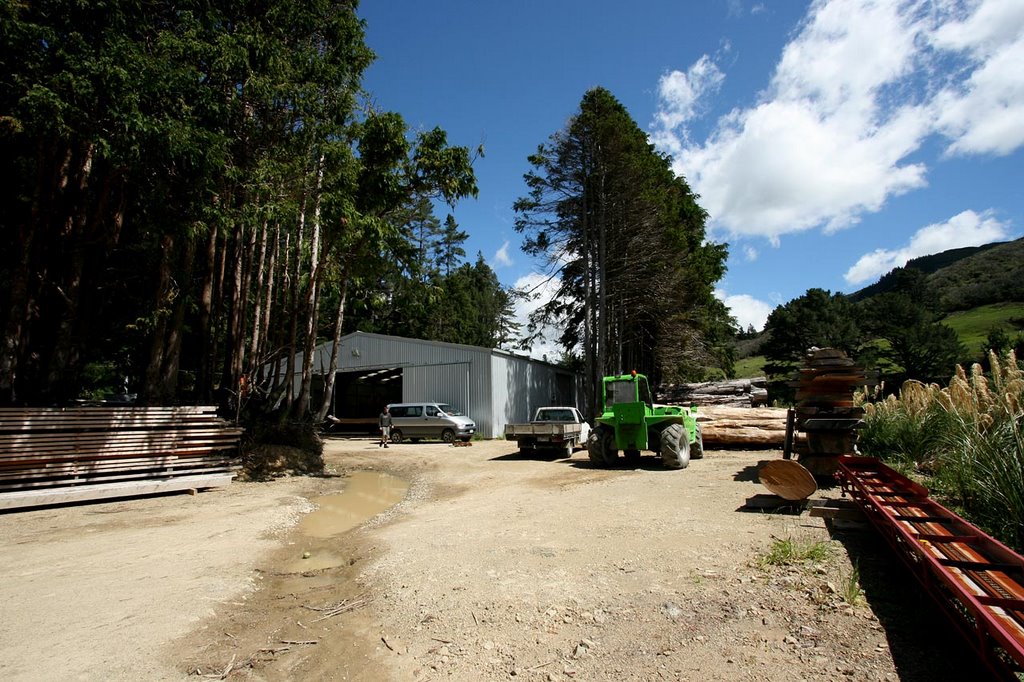 Sawmill by Fritz Schöne