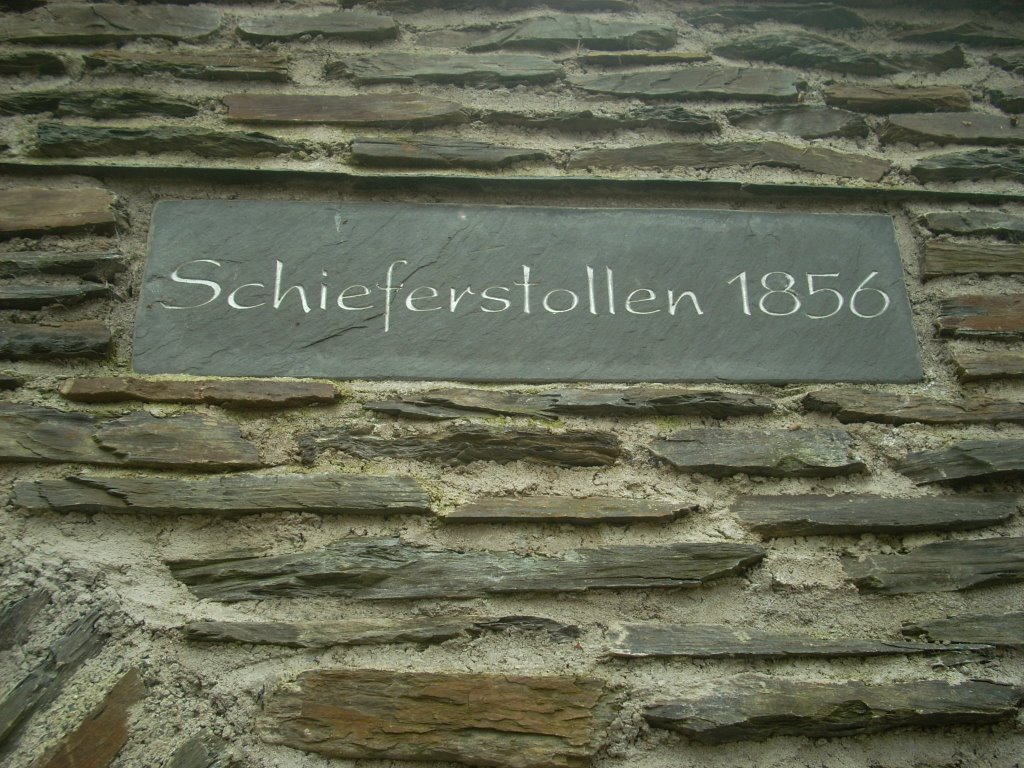 Den Schieferstollen gibt es seit 1856 by 63098MGH