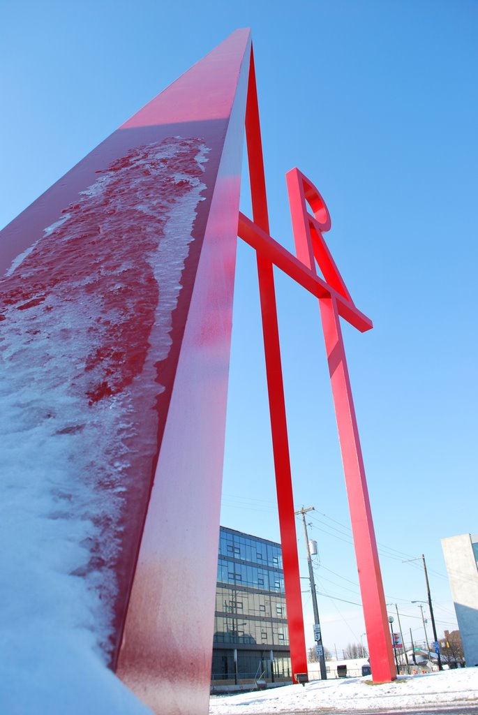 CCAD Art Sculpture in winter by TLutz