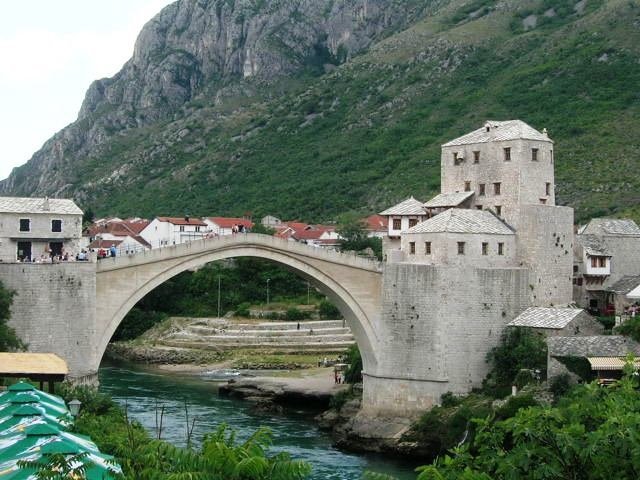 Mostar New Bridge by Gonny Jongejan