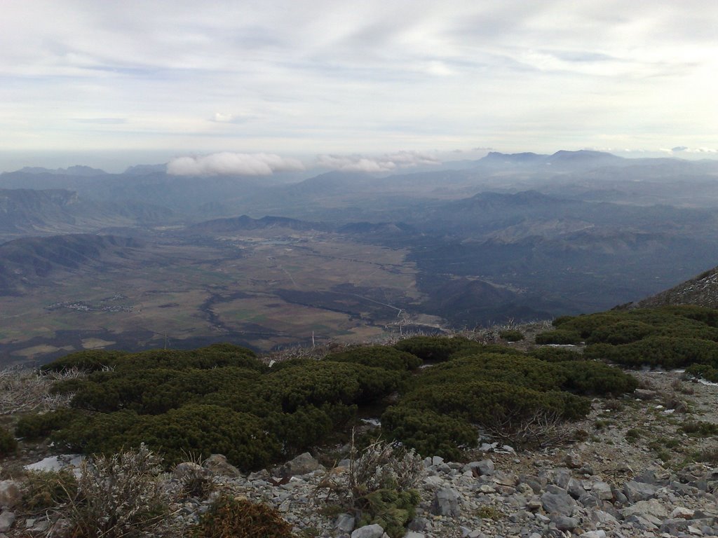 Vista de galeana desde la cima del potosi by leonel treviño