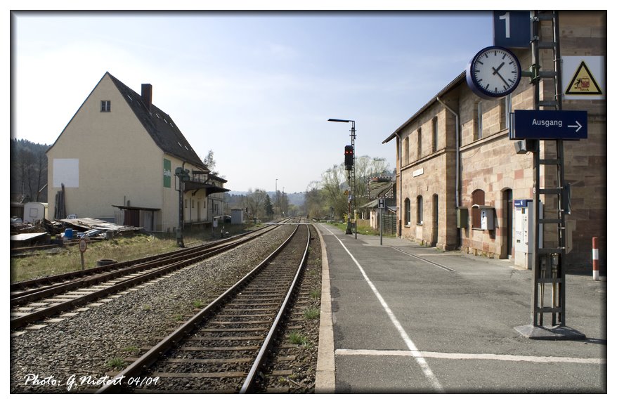 Bahnhof Untersteinach by Günter Nietert