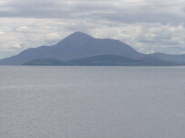 Croagh Patrick from Clare Island by Lauren Craig