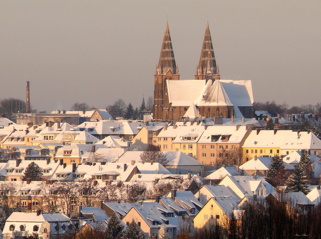 Solingen, Clemenskirche im Dezember 2009 by No Me