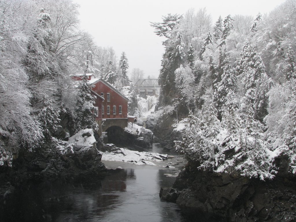 The old mill and gorge in St.George, N.B. by RDoucet