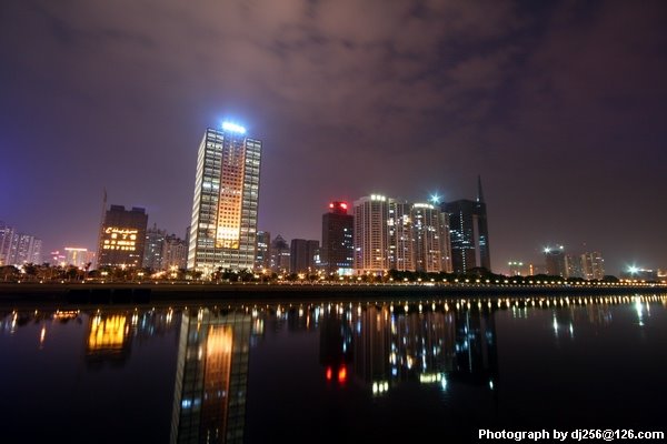 Night Scene of Pearl River New Town(Photograph by dj256@126.com) by 星海传说